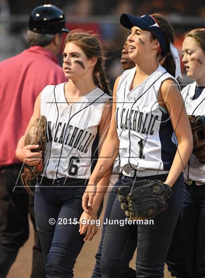 Thumbnail 2 in Redwood vs. Marin Catholic (MCAL Championship) photogallery.