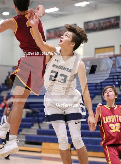 Thumbnail 1 in The King's Academy Boys Basketball (Extending the Season) photogallery.