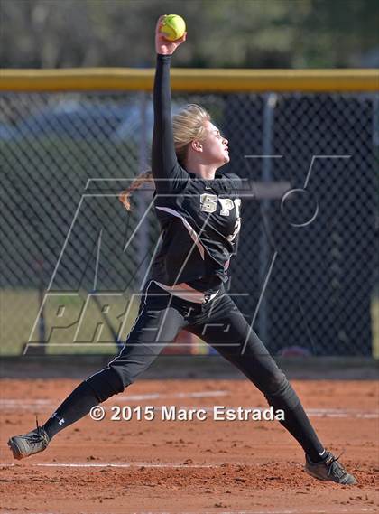 Thumbnail 1 in Clearwater Central Catholic vs St. Petersburg Catholic photogallery.