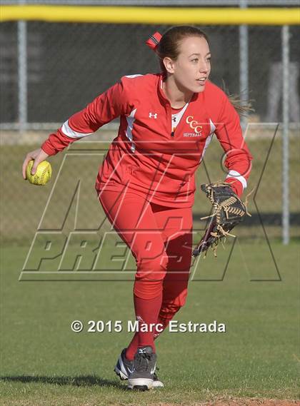 Thumbnail 1 in Clearwater Central Catholic vs St. Petersburg Catholic photogallery.