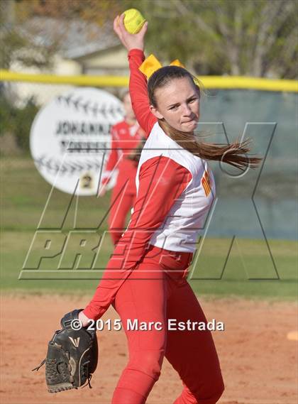 Thumbnail 1 in Clearwater Central Catholic vs St. Petersburg Catholic photogallery.