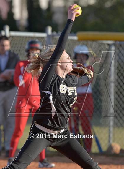 Thumbnail 3 in Clearwater Central Catholic vs St. Petersburg Catholic photogallery.