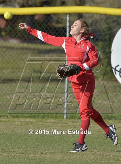 Thumbnail 3 in Clearwater Central Catholic vs St. Petersburg Catholic photogallery.
