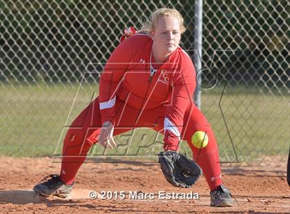Thumbnail 1 in Clearwater Central Catholic vs St. Petersburg Catholic photogallery.