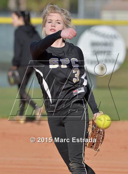 Thumbnail 3 in Clearwater Central Catholic vs St. Petersburg Catholic photogallery.