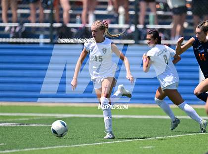 Thumbnail 2 in Cedar Park vs. Wakeland (UIL 5A Soccer Division II Final) photogallery.