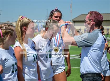 Thumbnail 2 in Cedar Park vs. Wakeland (UIL 5A Soccer Division II Final) photogallery.