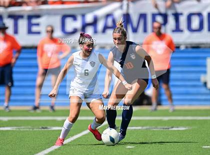Thumbnail 2 in Cedar Park vs. Wakeland (UIL 5A Soccer Division II Final) photogallery.