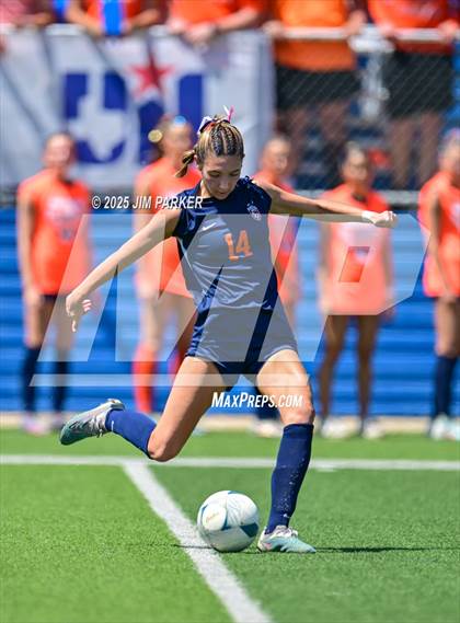 Thumbnail 3 in Cedar Park vs. Wakeland (UIL 5A Soccer Division II Final) photogallery.