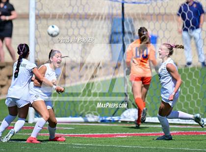 Thumbnail 2 in Cedar Park vs. Wakeland (UIL 5A Soccer Division II Final) photogallery.