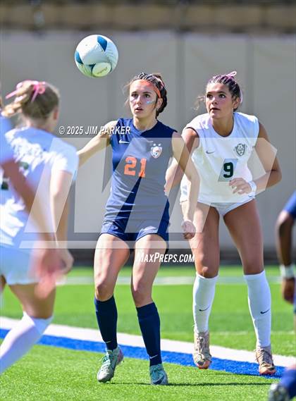 Thumbnail 1 in Cedar Park vs. Wakeland (UIL 5A Soccer Division II Final) photogallery.