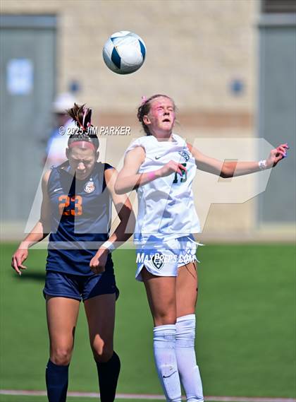 Thumbnail 3 in Cedar Park vs. Wakeland (UIL 5A Soccer Division II Final) photogallery.