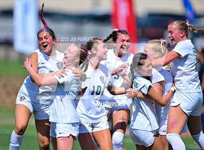 Thumbnail 2 in Cedar Park vs. Wakeland (UIL 5A Soccer Division II Final) photogallery.