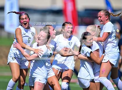 Thumbnail 1 in Cedar Park vs. Wakeland (UIL 5A Soccer Division II Final) photogallery.