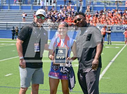 Thumbnail 3 in Cedar Park vs. Wakeland (UIL 5A Soccer Division II Final) photogallery.