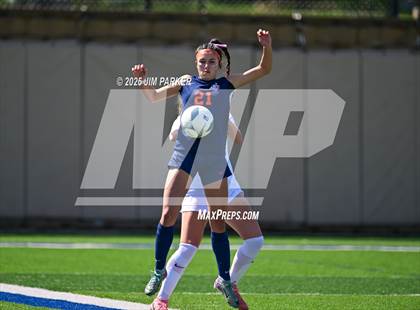 Thumbnail 2 in Cedar Park vs. Wakeland (UIL 5A Soccer Division II Final) photogallery.