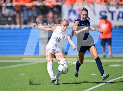 Thumbnail 1 in Cedar Park vs. Wakeland (UIL 5A Soccer Division II Final) photogallery.