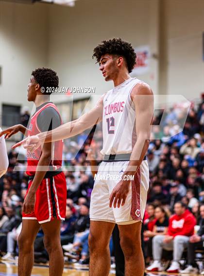 Thumbnail 1 in Harvard-Westlake vs. Columbus (Les Schwab Invitational) photogallery.