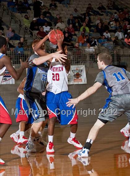 Thumbnail 1 in Plano West vs. Parkview (Whataburger Tournament) photogallery.