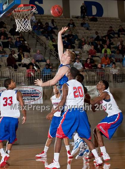 Thumbnail 1 in Plano West vs. Parkview (Whataburger Tournament) photogallery.