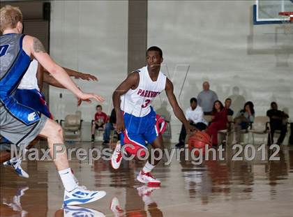 Thumbnail 1 in Plano West vs. Parkview (Whataburger Tournament) photogallery.