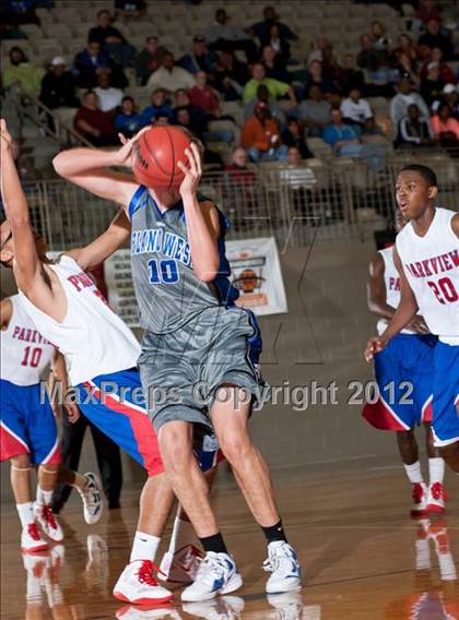 Thumbnail 3 in Plano West vs. Parkview (Whataburger Tournament) photogallery.