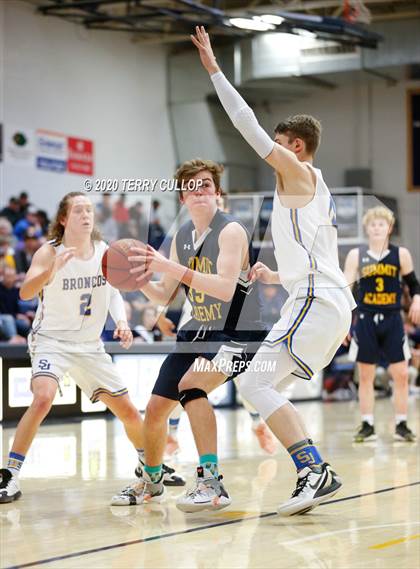 Thumbnail 2 in Summit Academy vs. San Juan (UHSAA 3A 2nd Round Playoff) photogallery.