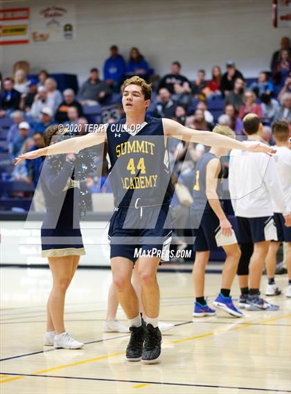 Thumbnail 3 in Summit Academy vs. San Juan (UHSAA 3A 2nd Round Playoff) photogallery.