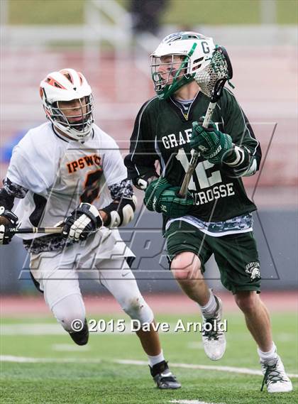 Thumbnail 3 in Grafton Memorial vs Ipswich (MIAA Division 3 Semifinal) photogallery.