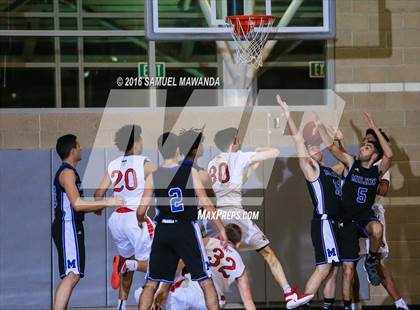 Thumbnail 2 in Village Christian vs Milken (SFV Invitational  tournament) photogallery.