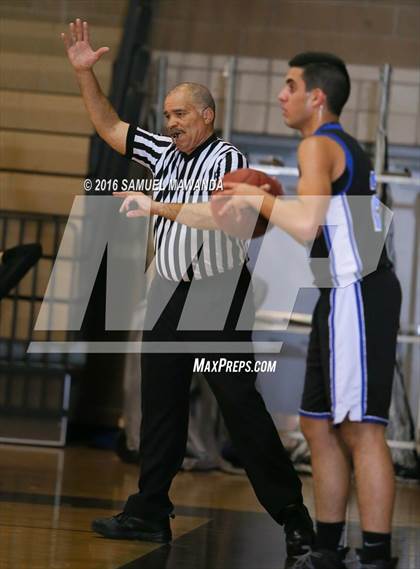 Thumbnail 2 in Village Christian vs Milken (SFV Invitational  tournament) photogallery.