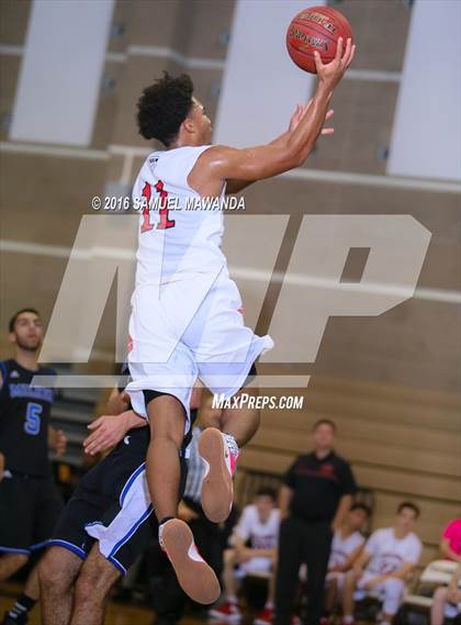 Thumbnail 3 in Village Christian vs Milken (SFV Invitational  tournament) photogallery.