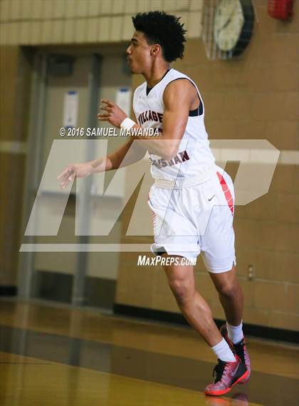 Thumbnail 3 in Village Christian vs Milken (SFV Invitational  tournament) photogallery.