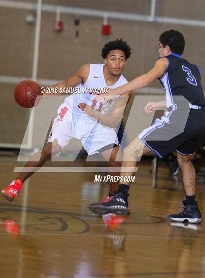 Thumbnail 2 in Village Christian vs Milken (SFV Invitational  tournament) photogallery.