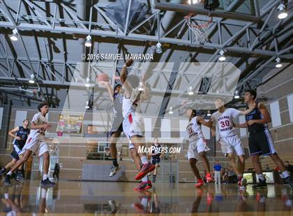 Thumbnail 2 in Village Christian vs Milken (SFV Invitational  tournament) photogallery.