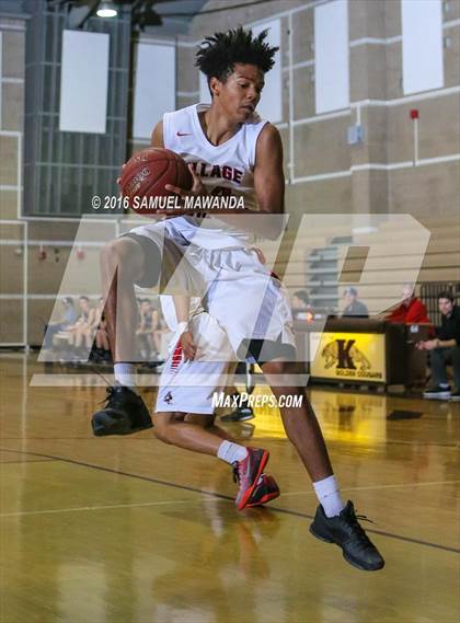Thumbnail 2 in Village Christian vs Milken (SFV Invitational  tournament) photogallery.