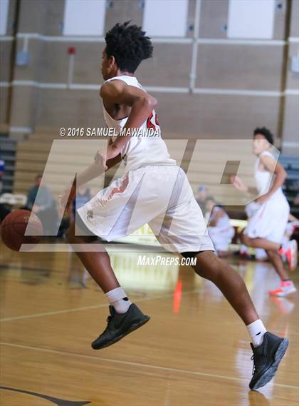 Thumbnail 2 in Village Christian vs Milken (SFV Invitational  tournament) photogallery.