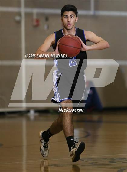 Thumbnail 3 in Village Christian vs Milken (SFV Invitational  tournament) photogallery.