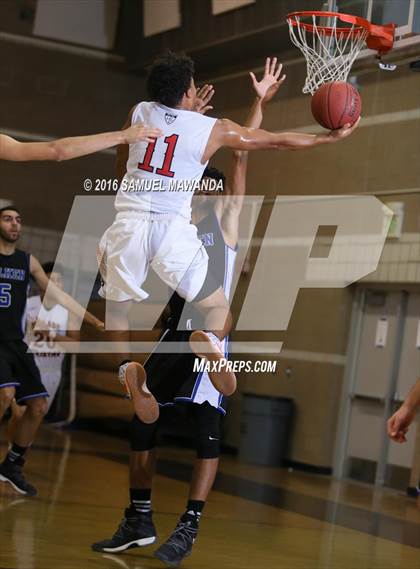 Thumbnail 1 in Village Christian vs Milken (SFV Invitational  tournament) photogallery.