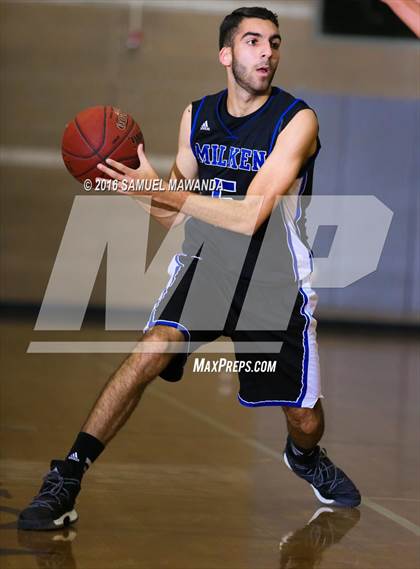 Thumbnail 3 in Village Christian vs Milken (SFV Invitational  tournament) photogallery.