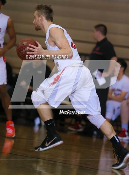 Thumbnail 3 in Village Christian vs Milken (SFV Invitational  tournament) photogallery.