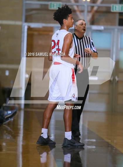 Thumbnail 3 in Village Christian vs Milken (SFV Invitational  tournament) photogallery.
