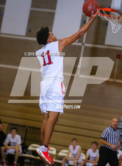 Thumbnail 3 in Village Christian vs Milken (SFV Invitational  tournament) photogallery.