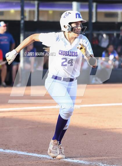 Thumbnail 1 in Holbrook @ Northwest Christian (AIA 3A Round 1 Playoff) photogallery.