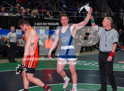 Thumbnail 3 in NYSPHSAA Wrestling Championships Consolation Rounds photogallery.