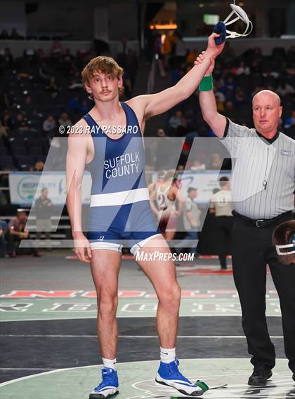 Thumbnail 3 in NYSPHSAA Wrestling Championships Consolation Rounds photogallery.