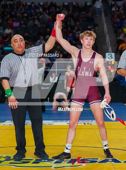 Thumbnail 3 in NYSPHSAA Wrestling Championships Consolation Rounds photogallery.