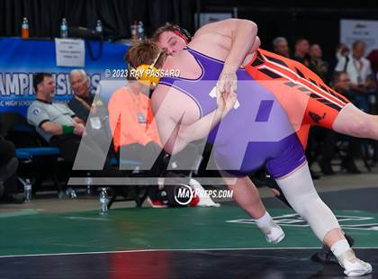 Thumbnail 3 in NYSPHSAA Wrestling Championships Consolation Rounds photogallery.