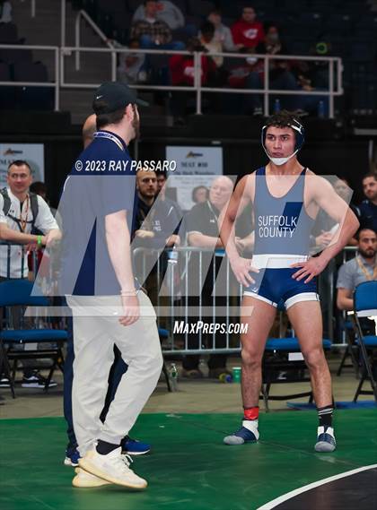 Thumbnail 1 in NYSPHSAA Wrestling Championships Consolation Rounds photogallery.
