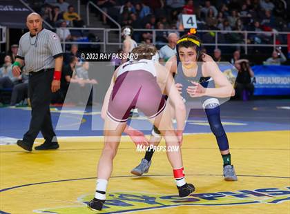 Thumbnail 3 in NYSPHSAA Wrestling Championships Consolation Rounds photogallery.
